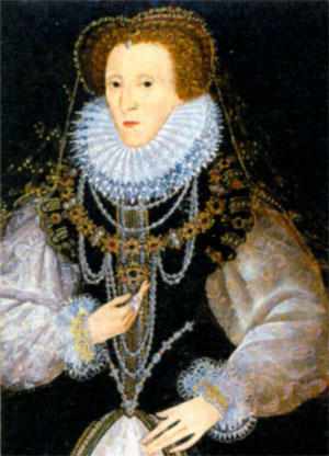 Елизавета I Тюдор (1533-1603), королева Англии и Ирландии с 1559 г.