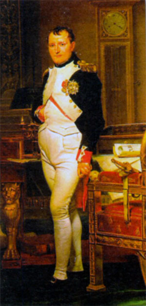 Наполеон I Бонапарт (1769 - 1821) французский император (1804 - 1815). Художник Ж. -Л. Давид. 1812 г.