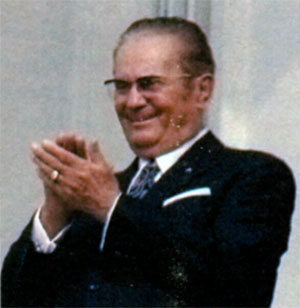 Иосип Броз Тито (1892-1980), Президент Югославии с 1953 г. Фото 1971 г.