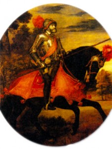 Конный портрет Карла V (Карл V в сражении под Мюльбергом). Художник Тициан. 1548 г.