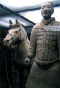 Солдат с лошадью из гробницы Цинь Шихуанди