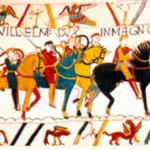Вильгельм отправляется на завоевание Англии. Фрагмент ковра из Байё. XI в.