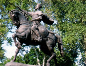 Памятник эмиру Тимуру в Ташкенте