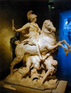 Александр Македонский на коне Буцефале