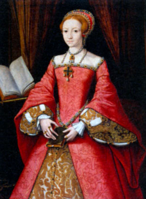Елизавета I, принцесса. Художнике. Скротс. 1546 г.