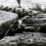 Польские окопы в Белоруссии во время сражения на Немане. 1920 г.