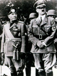Муссолини и Гитлер 1937 г.
