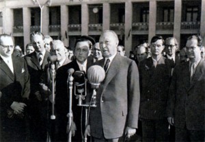 Аденауэр в Москве. 1955 г.