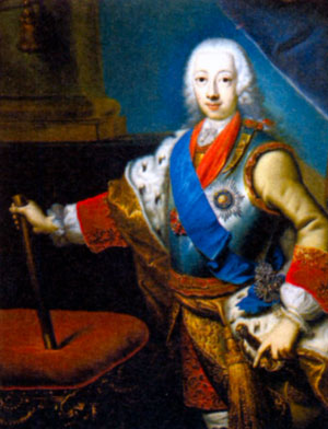 Петр III (1728-1762), император. Художник Г.-К. Гротт