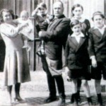 Семья Муссолини. 1936 г.