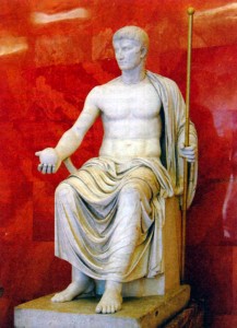 Октавиан Август в образе Юпитера