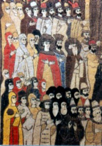 Пелена с изображением Софьи Палеолог и Ивана III