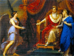 Аллегорическое изображение императора Наполеона. Художник А. Аппиани