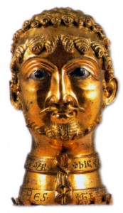Бюст Фридриха Барбароссы. Золоченая бронза. Ок. 1160 г.