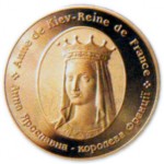 Золотая медаль «Анна Ярославна - королева Франции»