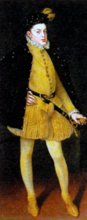 Дон Карлос (1545 - 1568) Художник А. -С. Коэльо